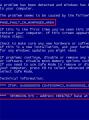 Синий экран при установке Windows XP: причины проблемы и способы решения Не устанавливается windows синий экран